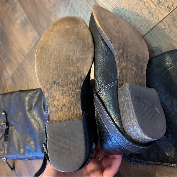 Breckelles Black Riding Boots Tall Women’s Size 7 - Picture 5 of 5